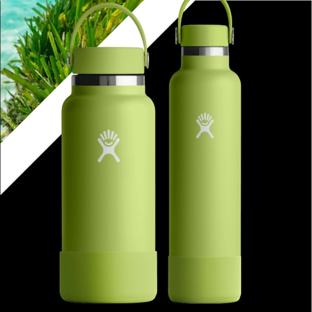 Custom Green Hydroflask 32 oz